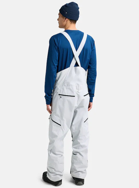 スノーボード ウェア バートン BURTON Reserve GORE-TEX 2L Bibs Gray Cloud 25-26 送料無料 日本正規品 予約商品 店頭受け取り可能