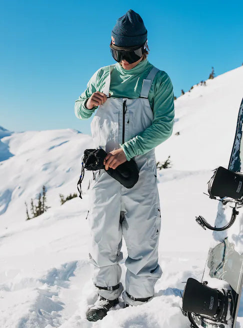 スノーボード ウェア バートン BURTON Reserve GORE-TEX 2L Bibs Gray Cloud 25-26 送料無料 日本正規品 予約商品 店頭受け取り可能