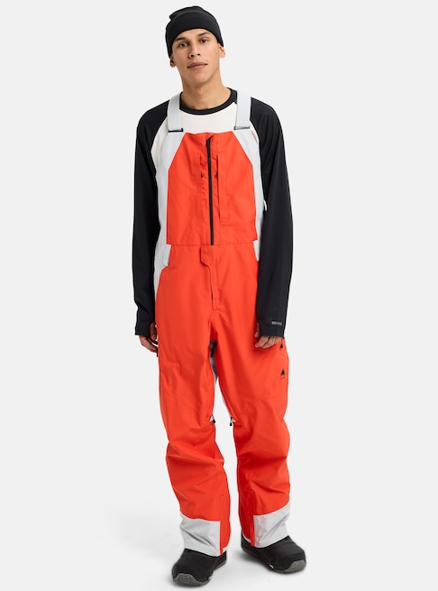 スノーボード ウェア バートン BURTON Reserve GORE-TEX 2L Bibs Fiesta Red / Gray Cloud 25-26 送料無料 日本正規品 予約商品 店頭受け取り可能