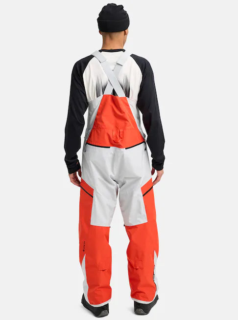 スノーボード ウェア バートン BURTON Reserve GORE-TEX 2L Bibs Fiesta Red / Gray Cloud 25-26 送料無料 日本正規品 予約商品 店頭受け取り可能