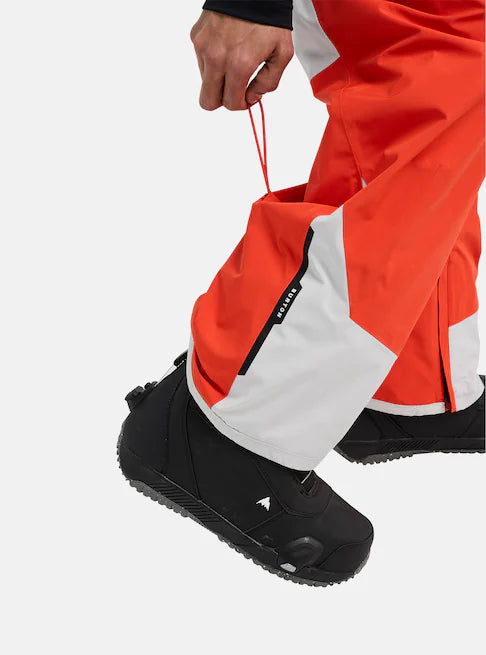 スノーボード ウェア バートン BURTON Reserve GORE-TEX 2L Bibs Fiesta Red / Gray Cloud 25-26 送料無料 日本正規品 予約商品 店頭受け取り可能