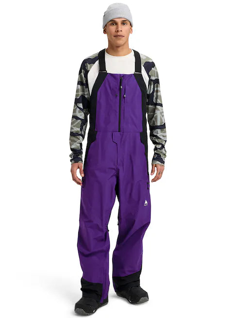 スノーボード ウェア バートン BURTON Reserve GORE-TEX 2L Bibs Prism Violet / True Black 25-26 送料無料 日本正規品 予約商品 店頭受け取り可能