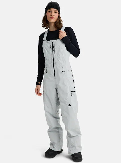 スノーボード ウェア バートン BURTON W Reserve GORE-TEX 2L Bibs Gray Cloud 25-26 送料無料 日本正規品