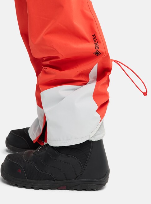 スノーボード ウェア バートン BURTON W Reserve GORE-TEX 2L Bibs Fiesta Red / Gray Cloud 25-26 送料無料 日本正規品