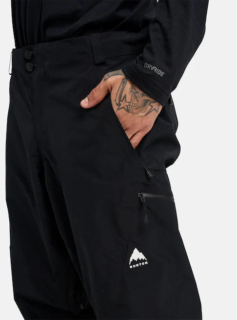 スノーボード ウェア バートン BURTON Reserve GORE-TEX 2L Pants True Black 25-26 送料無料 日本正規品 予約商品 店頭受け取り可能