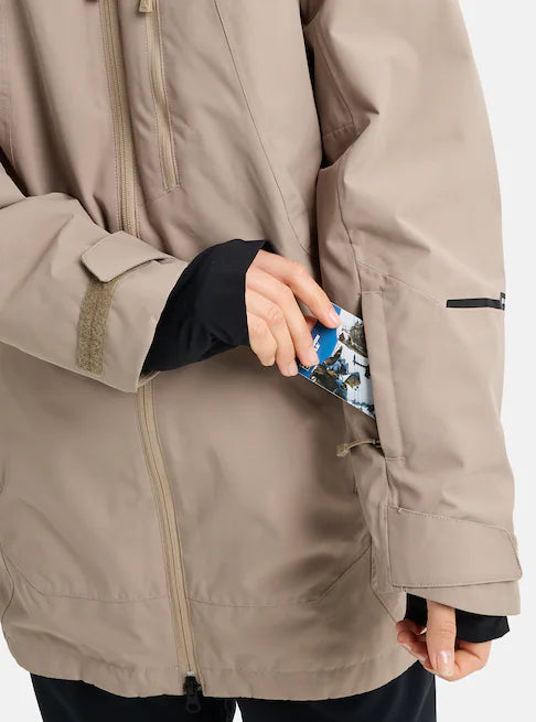 スノーボード ウェア バートン BURTON W Reserve 2L Jacket Summit Taupe 25-26 送料無料 日本正規品 予約商品 店頭受け取り可能