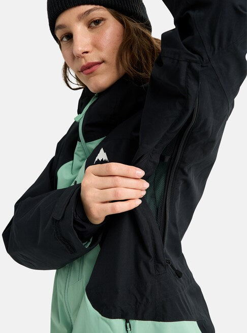 スノーボード ウェア バートン BURTON W Reserve 2L Jacket True Black / Soft Sage 25-26 送料無料 日本正規品 予約商品 店頭受け取り可能