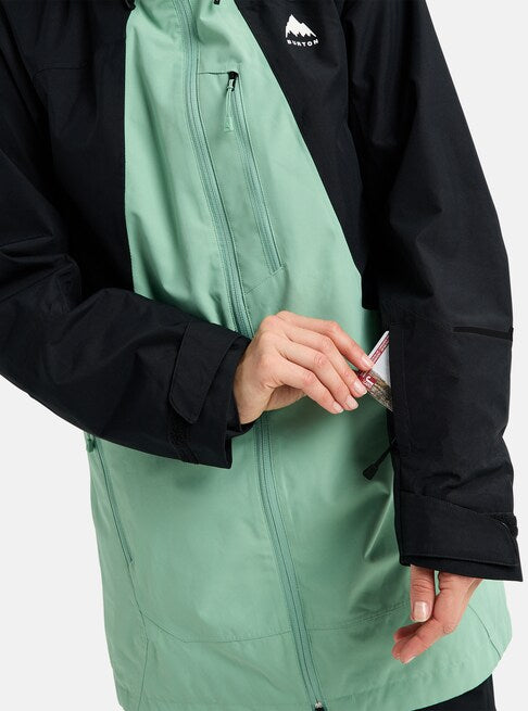 スノーボード ウェア バートン BURTON W Reserve 2L Jacket True Black / Soft Sage 25-26 送料無料 日本正規品 予約商品 店頭受け取り可能