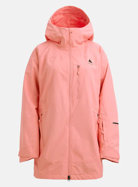 スノーボード ウェア バートン BURTON W Reserve 2L Jacket Sunrise Coral 25-26 送料無料 日本正規品 予約商品 店頭受け取り可能