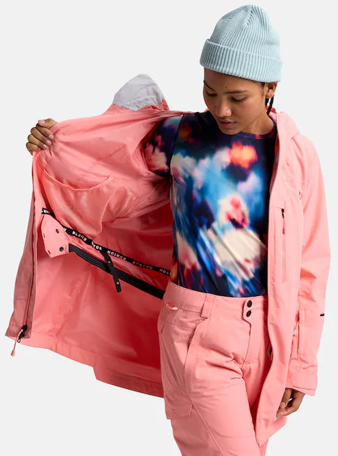 スノーボード ウェア バートン BURTON W Reserve 2L Jacket Sunrise Coral 25-26 送料無料 日本正規品 予約商品 店頭受け取り可能