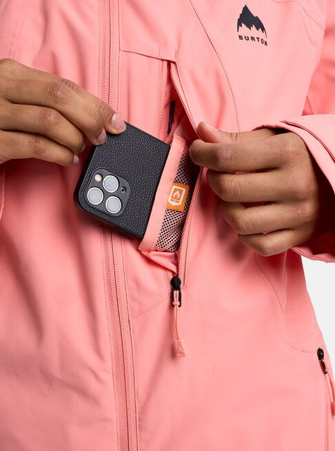 スノーボード ウェア バートン BURTON W Reserve 2L Jacket Sunrise Coral 25-26 送料無料 日本正規品 予約商品 店頭受け取り可能