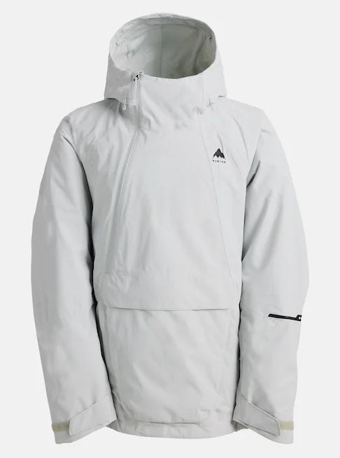 スノーボード ウェア バートン BURTON Reserve 2L Relaxed Anorak Gray Cloud 25-26 送料無料 日本正規品 予約商品 店頭受け取り可能