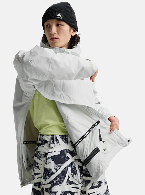 スノーボード ウェア バートン BURTON Reserve 2L Relaxed Anorak Gray Cloud 25-26 送料無料 日本正規品 予約商品 店頭受け取り可能