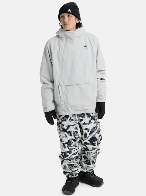 スノーボード ウェア バートン BURTON Reserve 2L Relaxed Anorak Gray Cloud 25-26 送料無料 日本正規品 予約商品 店頭受け取り可能