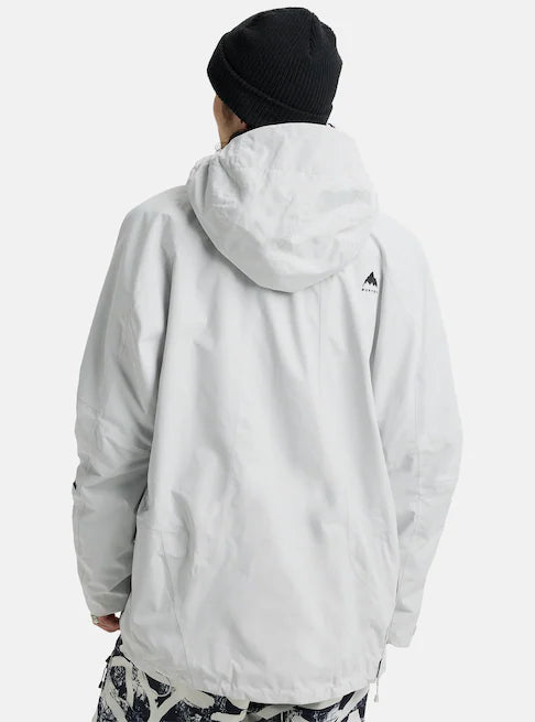スノーボード ウェア バートン BURTON Reserve 2L Relaxed Anorak Gray Cloud 25-26 送料無料 日本正規品 予約商品 店頭受け取り可能