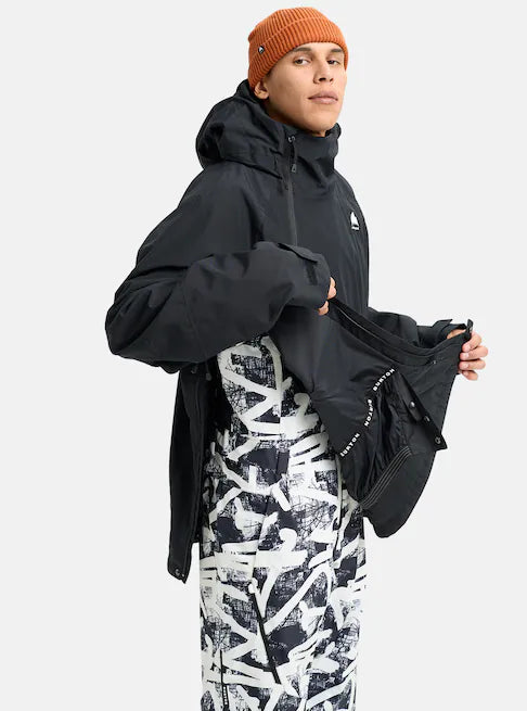 スノーボード ウェア バートン BURTON Reserve 2L Relaxed Anorak True Black 25-26 送料無料 日本正規品 予約商品 店頭受け取り可能