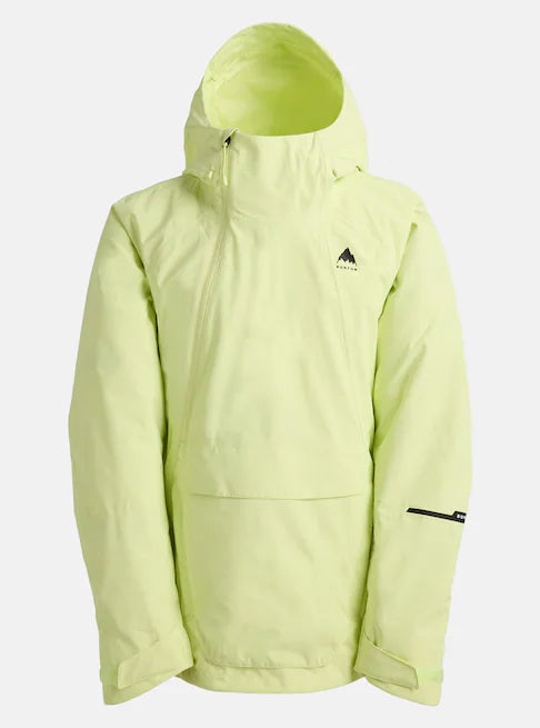 スノーボード ウェア バートン BURTON Reserve 2L Relaxed Anorak Glow Yellow Green 25-26 送料無料 日本正規品 予約商品 店頭受け取り可能