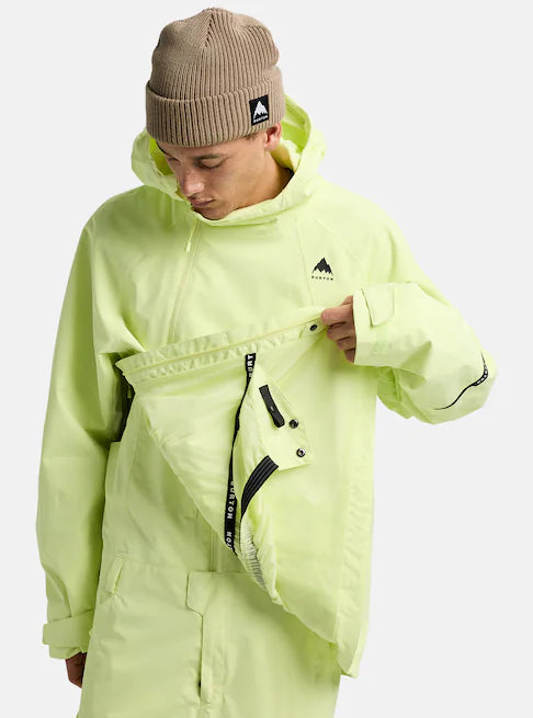 スノーボード ウェア バートン BURTON Reserve 2L Relaxed Anorak Glow Yellow Green 25-26 送料無料 日本正規品 予約商品 店頭受け取り可能