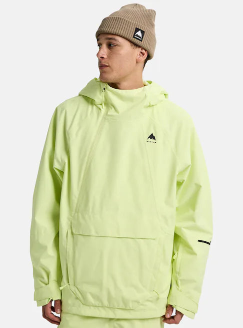 スノーボード ウェア バートン BURTON Reserve 2L Relaxed Anorak Glow Yellow Green 25-26 送料無料 日本正規品 予約商品 店頭受け取り可能