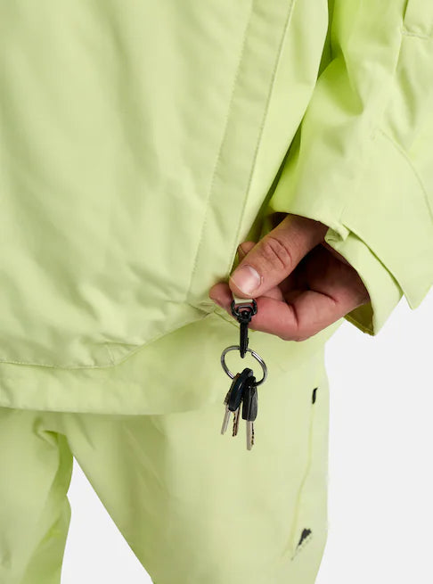 スノーボード ウェア バートン BURTON Reserve 2L Relaxed Anorak Glow Yellow Green 25-26 送料無料 日本正規品 予約商品 店頭受け取り可能