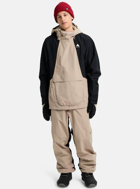 スノーボード ウェア バートン BURTON Reserve 2L Relaxed Anorak Summit Taupe / True Black 25-26 送料無料 日本正規品 予約商品 店頭受け取り可能