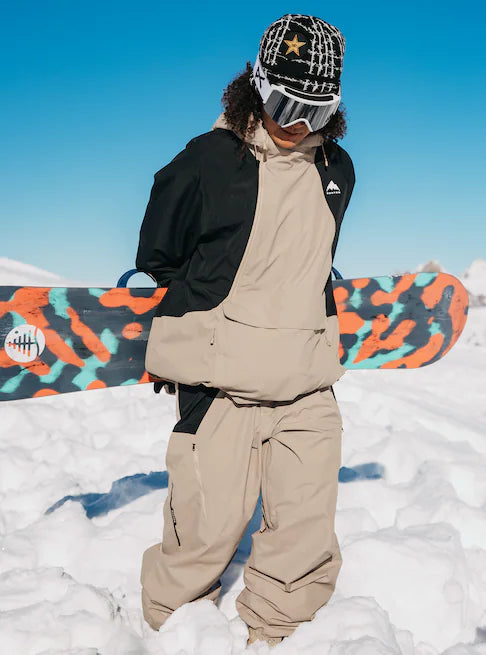 スノーボード ウェア バートン BURTON Reserve 2L Relaxed Anorak Summit Taupe / True Black 25-26 送料無料 日本正規品 予約商品 店頭受け取り可能