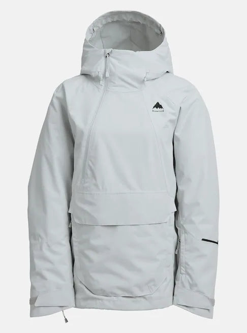 スノーボード ウェア バートン BURTON W Reserve 2L Relaxed Anorak Gray Cloud 25-26 送料無料 日本正規品 予約商品 店頭受け取り可能