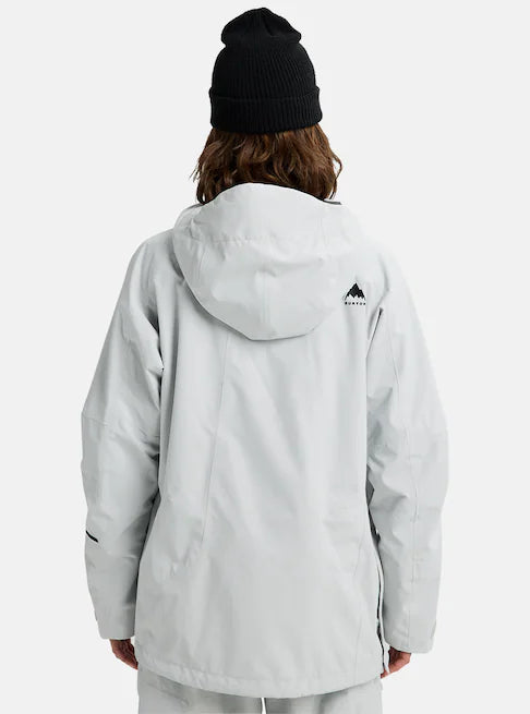 スノーボード ウェア バートン BURTON W Reserve 2L Relaxed Anorak Gray Cloud 25-26 送料無料 日本正規品 予約商品 店頭受け取り可能