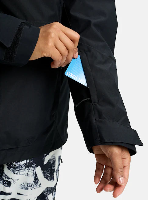 スノーボード ウェア バートン BURTON W Reserve 2L Relaxed Anorak True Black 25-26 送料無料 日本正規品 予約商品 店頭受け取り可能