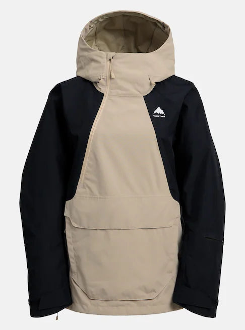 スノーボード ウェア バートン BURTON W Reserve 2L Relaxed Anorak Summit Taupe / True Black 25-26 送料無料 日本正規品 予約商品 店頭受け取り可能