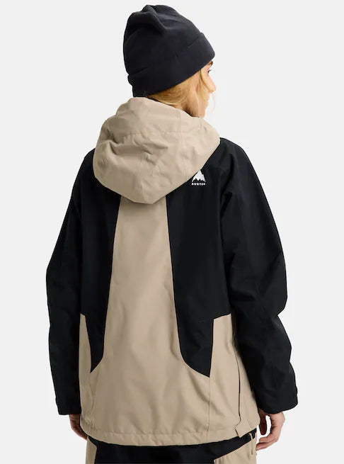 スノーボード ウェア バートン BURTON W Reserve 2L Relaxed Anorak Summit Taupe / True Black 25-26 送料無料 日本正規品 予約商品 店頭受け取り可能