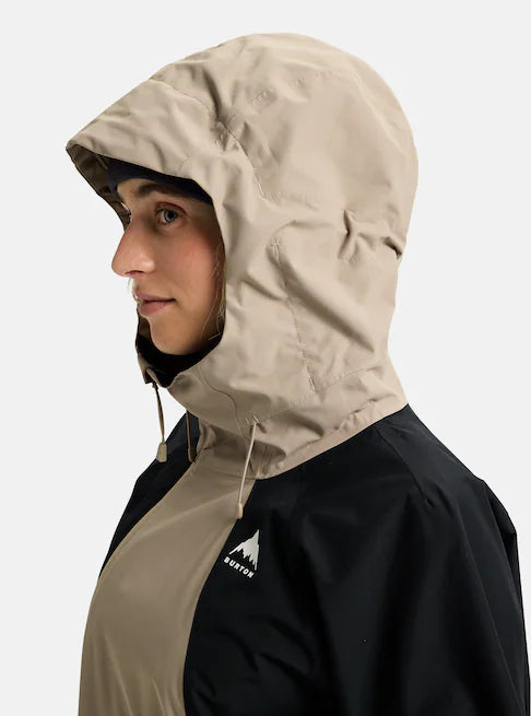 スノーボード ウェア バートン BURTON W Reserve 2L Relaxed Anorak Summit Taupe / True Black 25-26 送料無料 日本正規品 予約商品 店頭受け取り可能