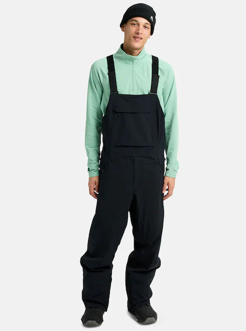 スノーボード ウェア バートン BURTON Reserve 2L Stretch Bibs True Black 25-26 送料無料 日本正規品 予約商品 店頭受け取り可能