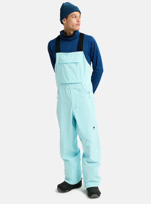 スノーボード ウェア バートン BURTON Reserve 2L Stretch Bibs Light Teal 25-26 送料無料 日本正規品 予約商品 店頭受け取り可能