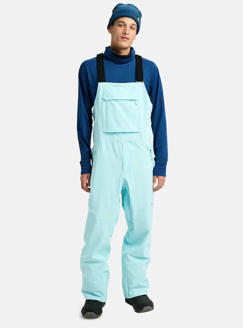 スノーボード ウェア バートン BURTON Reserve 2L Stretch Bibs Light Teal 25-26 送料無料 日本正規品 予約商品 店頭受け取り可能