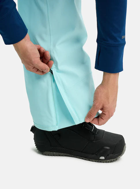 スノーボード ウェア バートン BURTON Reserve 2L Stretch Bibs Light Teal 25-26 送料無料 日本正規品 予約商品 店頭受け取り可能