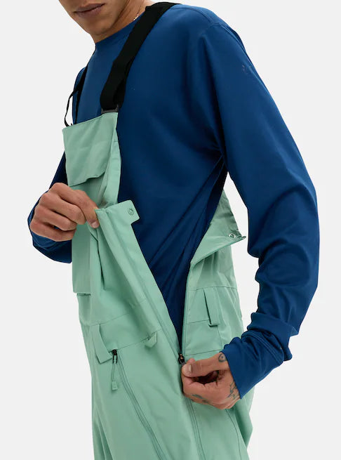 スノーボード ウェア バートン BURTON Reserve 2L Stretch Bibs Soft Sage 25-26 送料無料 日本正規品 予約商品 店頭受け取り可能