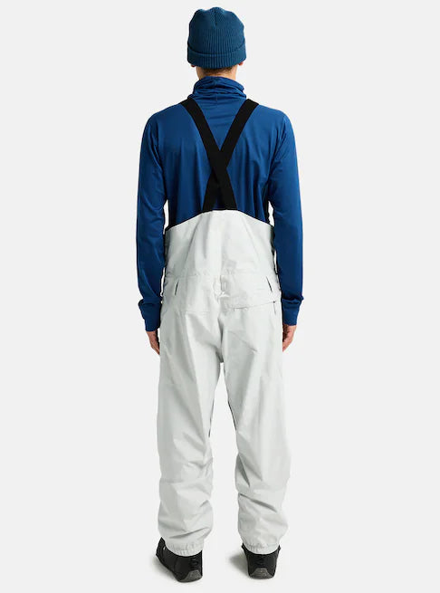スノーボード ウェア バートン BURTON Reserve 2L Relaxed Bib Pants Gray Cloud 25-26 送料無料 日本正規品 予約商品 店頭受け取り可能