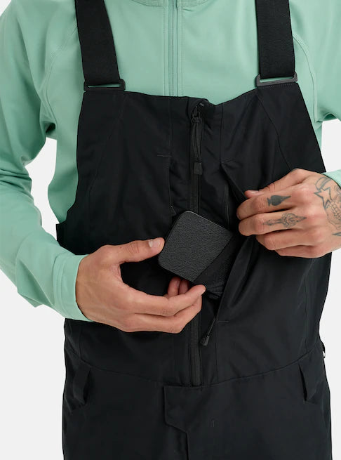 スノーボード ウェア バートン BURTON Reserve 2L Relaxed Bib Pants True Black 25-26 送料無料 日本正規品 予約商品 店頭受け取り可能