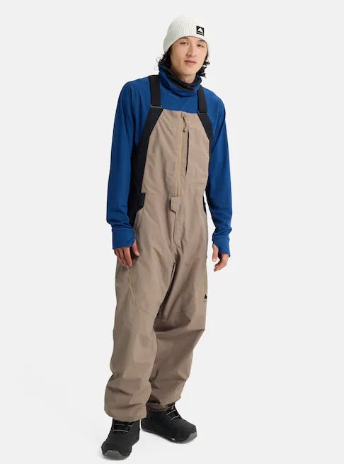 スノーボード ウェア バートン BURTON Reserve 2L Relaxed Bib Pants Summit Taupe / True Black 25-26 送料無料 日本正規品 予約商品 店頭受け取り可能