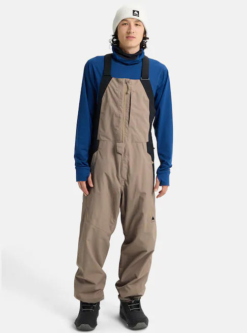 スノーボード ウェア バートン BURTON Reserve 2L Relaxed Bib Pants Summit Taupe / True Black 25-26 送料無料 日本正規品 予約商品 店頭受け取り可能