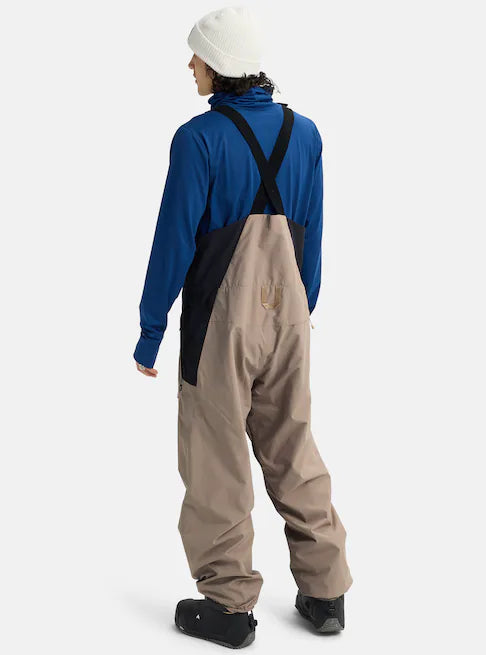 スノーボード ウェア バートン BURTON Reserve 2L Relaxed Bib Pants Summit Taupe / True Black 25-26 送料無料 日本正規品 予約商品 店頭受け取り可能