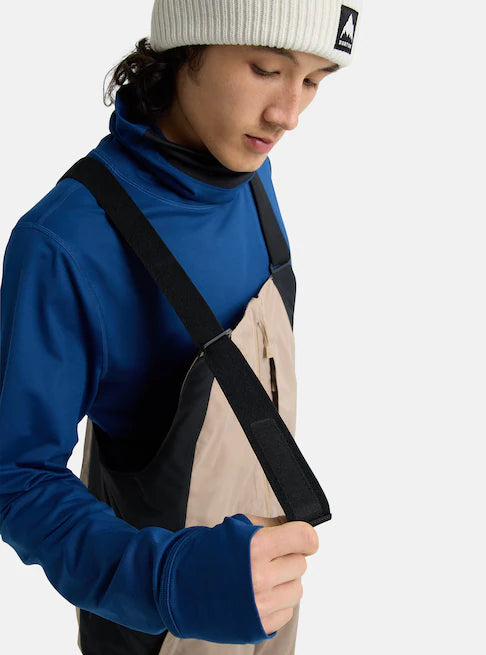 スノーボード ウェア バートン BURTON Reserve 2L Relaxed Bib Pants Summit Taupe / True Black 25-26 送料無料 日本正規品 予約商品 店頭受け取り可能