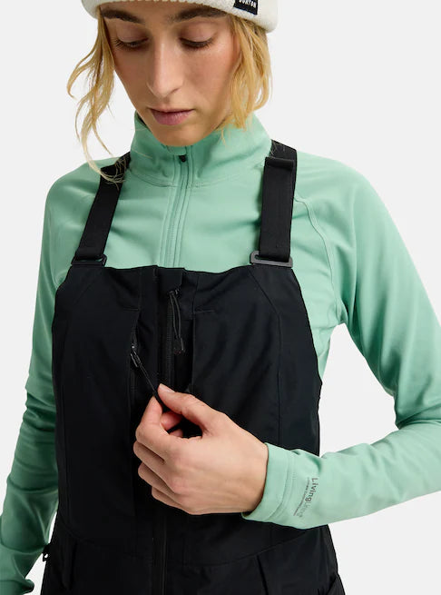 スノーボード ウェア バートン BURTON W Reserve 2L Bib Pants True Black 25-26 送料無料 日本正規品 予約商品 店頭受け取り可能