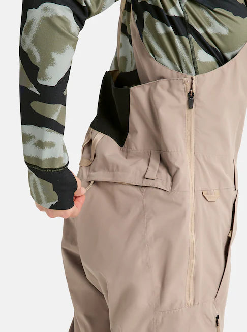 スノーボード ウェア バートン BURTON W Reserve 2L Bib Pants Summit Taupe 25-26 送料無料 日本正規品 予約商品 店頭受け取り可能