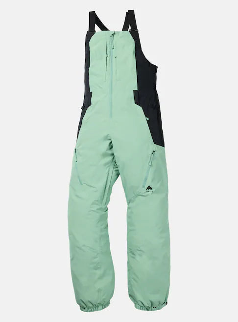 スノーボード ウェア バートン BURTON W Reserve 2L Bib Pants Soft Sage / True Black 25-26 送料無料 日本正規品 予約商品 店頭受け取り可能