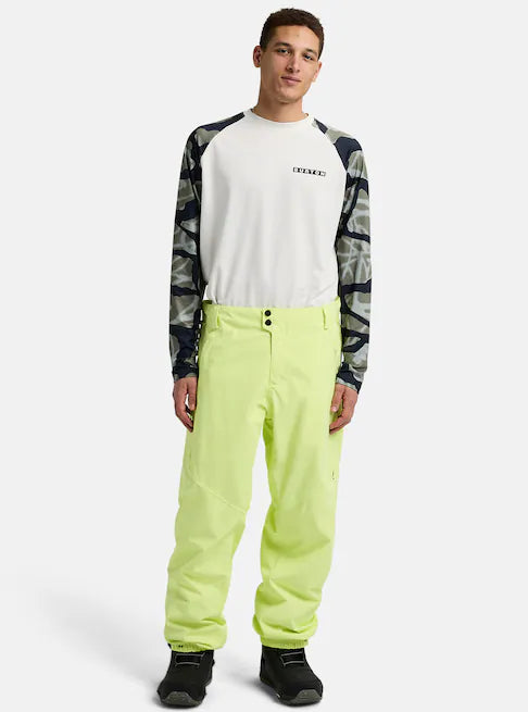 スノーボード ウェア バートン BURTON Reserve 2L Relaxed Pants Glow Yellow Green 25-26 送料無料 日本正規品 予約商品 店頭受け取り可能