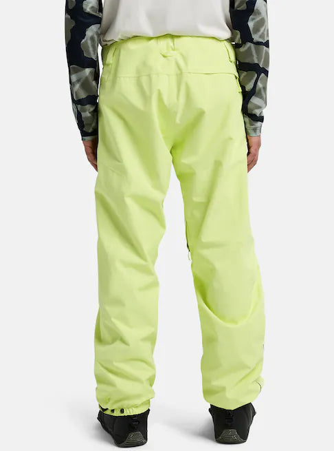スノーボード ウェア バートン BURTON Reserve 2L Relaxed Pants Glow Yellow Green 25-26 送料無料 日本正規品 予約商品 店頭受け取り可能