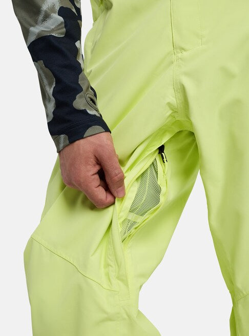 スノーボード ウェア バートン BURTON Reserve 2L Relaxed Pants Glow Yellow Green 25-26 送料無料 日本正規品 予約商品 店頭受け取り可能