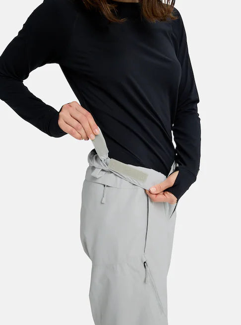 スノーボード ウェア バートン BURTON W Reserve 2L Relaxed Pants Gray Cloud 25-26 送料無料 日本正規品 予約商品 店頭受け取り可能